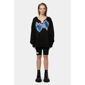 RDNT Black Pullover Hoodie NAKED SOUL Women's S NWT